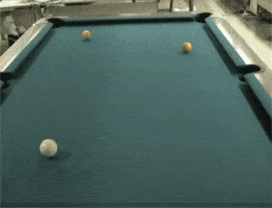 Pool Table With Guided Shots