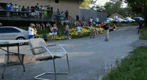Skateboarding