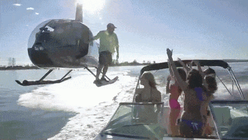 White Guy Living It Up
