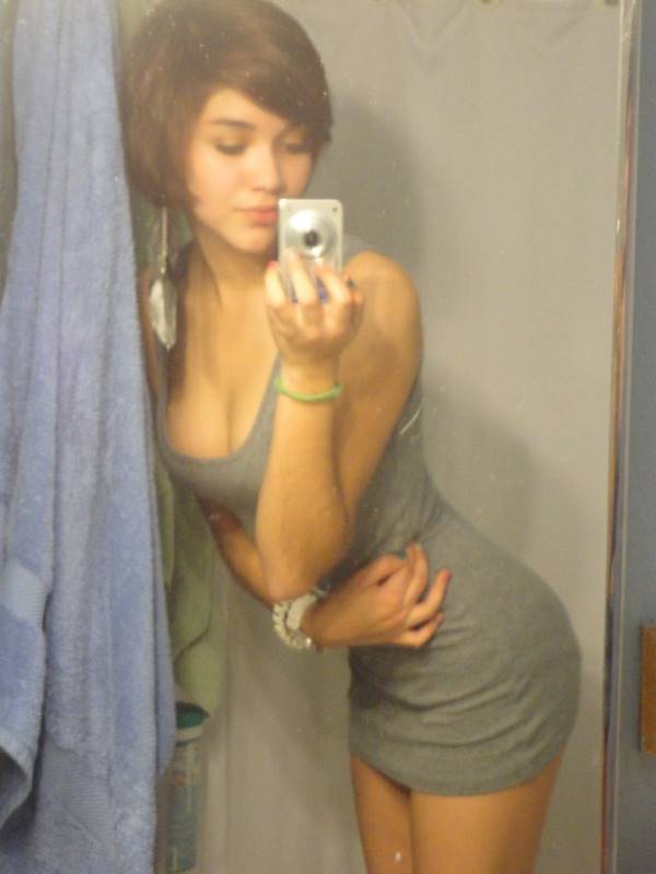 Sexy Selfies Grey Dress