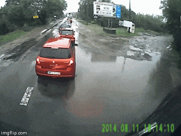 Funny Misleading Puddles GIFs
