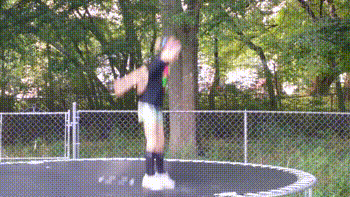 This Girl Ridiculously Failing At Trampoline Back Flip