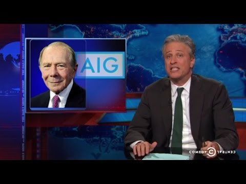 Jon Stewart Blasts Hank Greenberg For Crying Over AIG’s $182 Billion Bailout