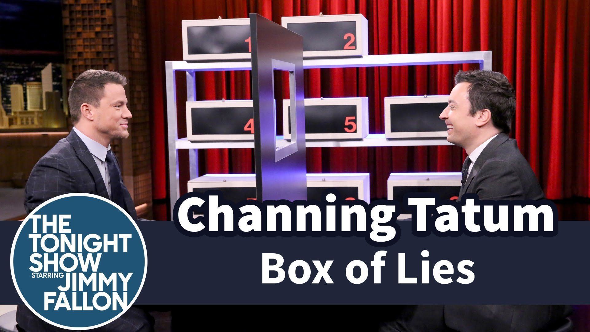 Channing Tatum And Jimmy Fallon Square Off In Box Of Lies