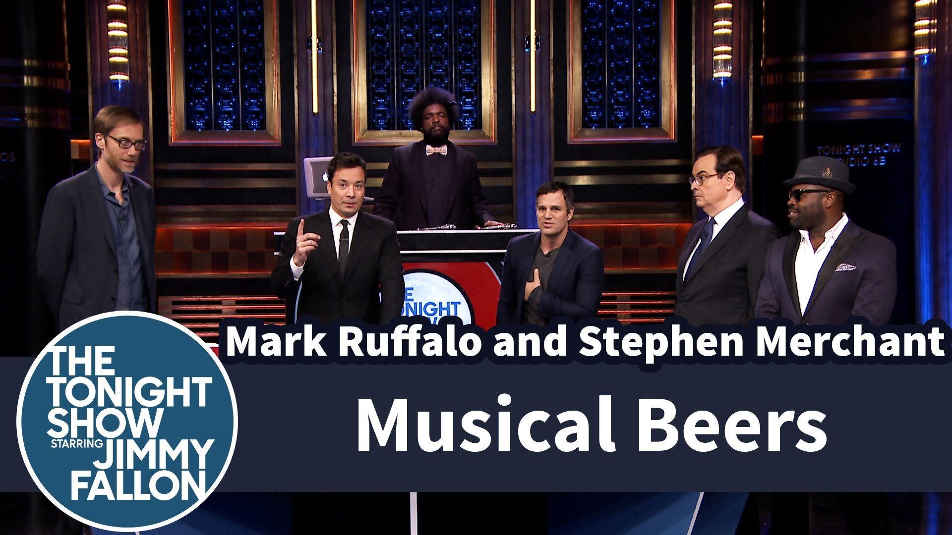 Jimmy Fallon Battles Against Steve Merchant In Vicious Game Of Musical Beers