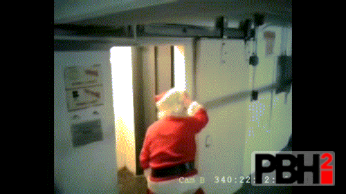 This is what a santa can do at your step door