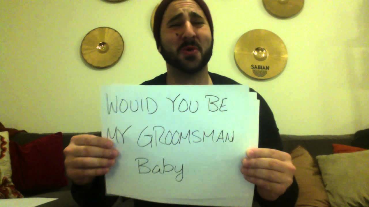 Bro Makes Hilarious Music Video Asking His Friends To Be His Groomsmen