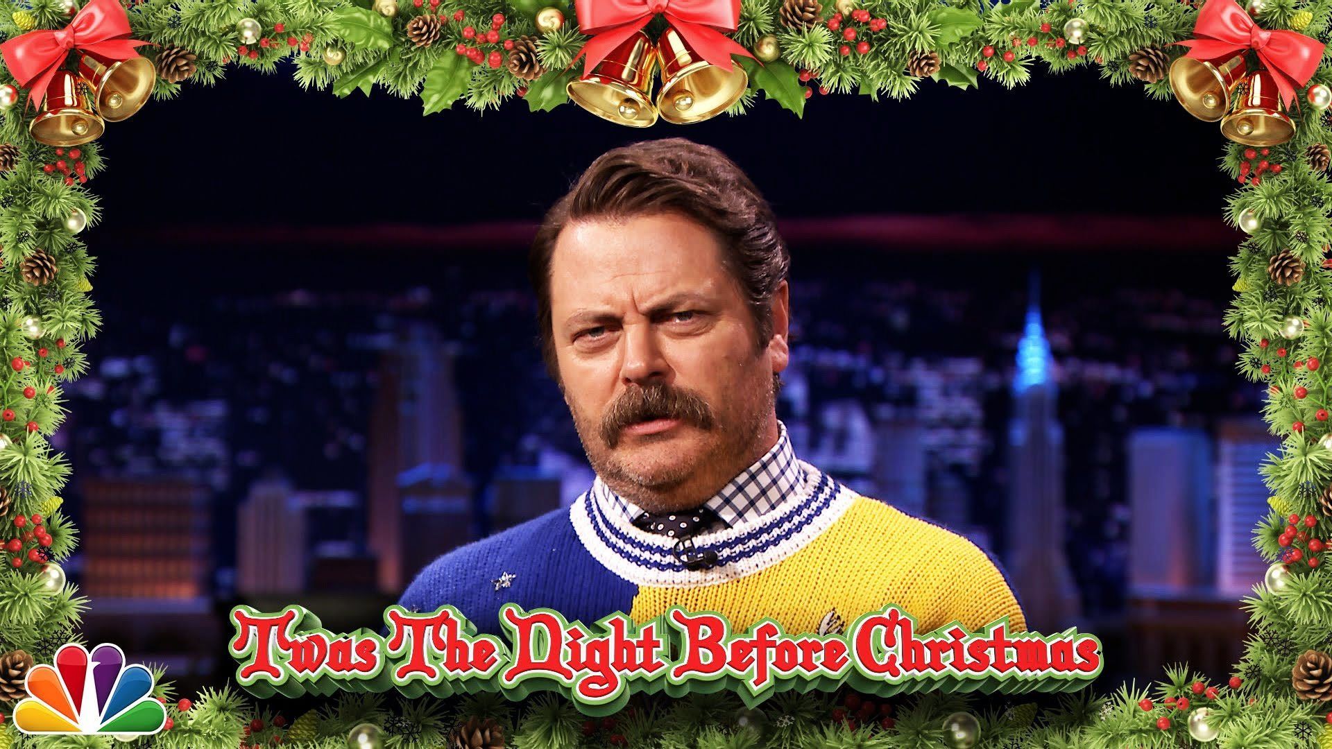Nick Offerman Remixes The Christmas Classic “Twas the Night Before Christmas”