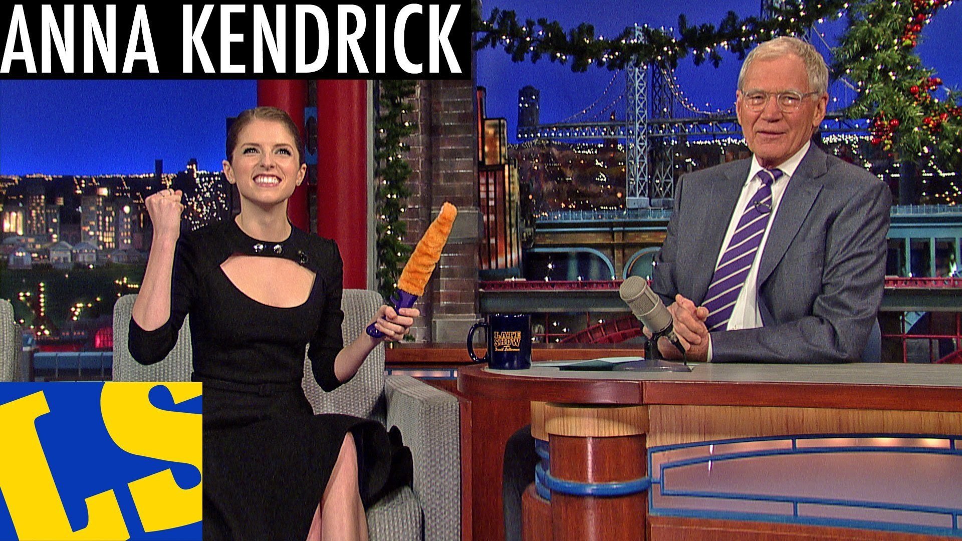 Watch Anna Kendrick Discuss Drugs And Furry Dildos With David Letterman
