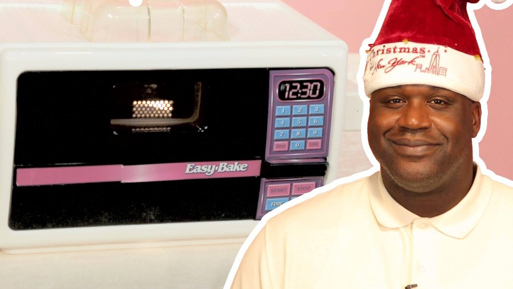 Watch Shaq Cook Your Favorite Dishes With The Easy Bake Oven