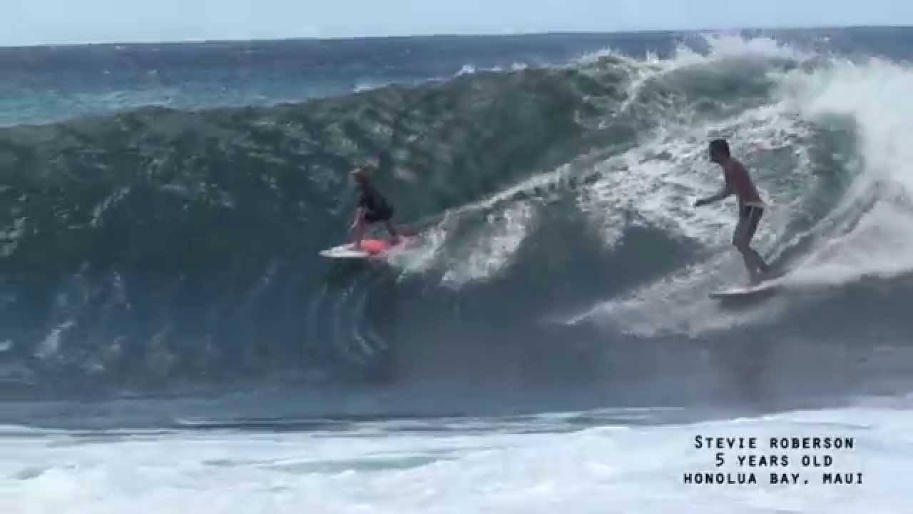 Watch This 6 Year Old Surfing Prodigy Ride Huge Waves In Hawaii