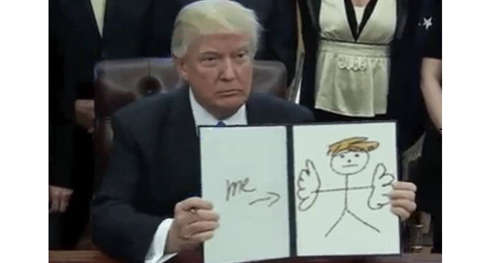 Funny Trump Draws